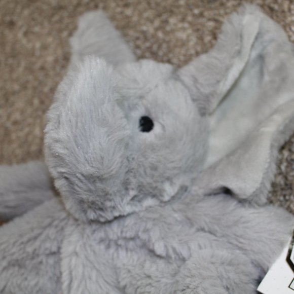 Land of Dreams Gray Plush Elephant Baby Security Blanket Lovey Oversized NWT HTF - Picture 2 of 5
